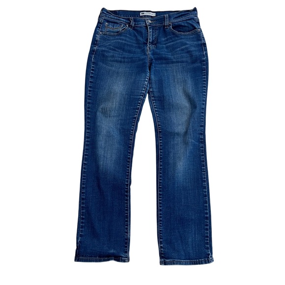 Levi's 505 Straight Leg Jeans Women's Size 30 Dark Wash Denim Classic - Picture 1 of 13